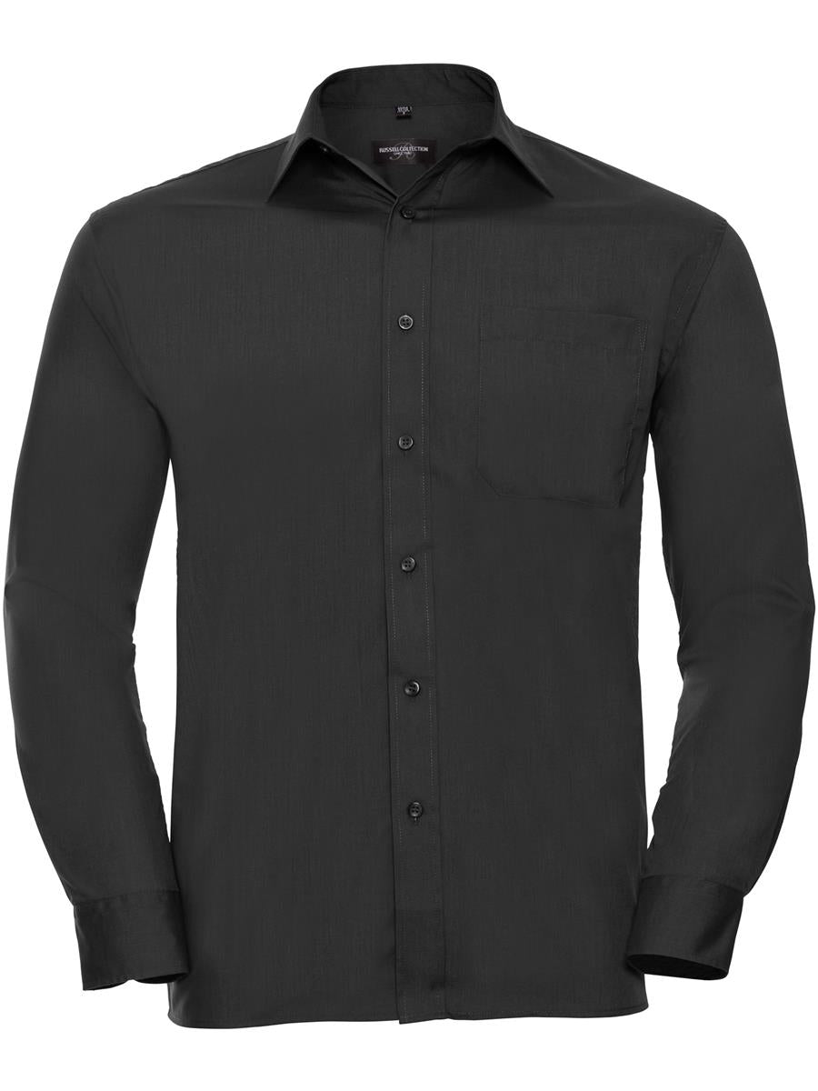 Polycotton Poplin Shirt 110 Classic Fit L/S Shirt Adult
