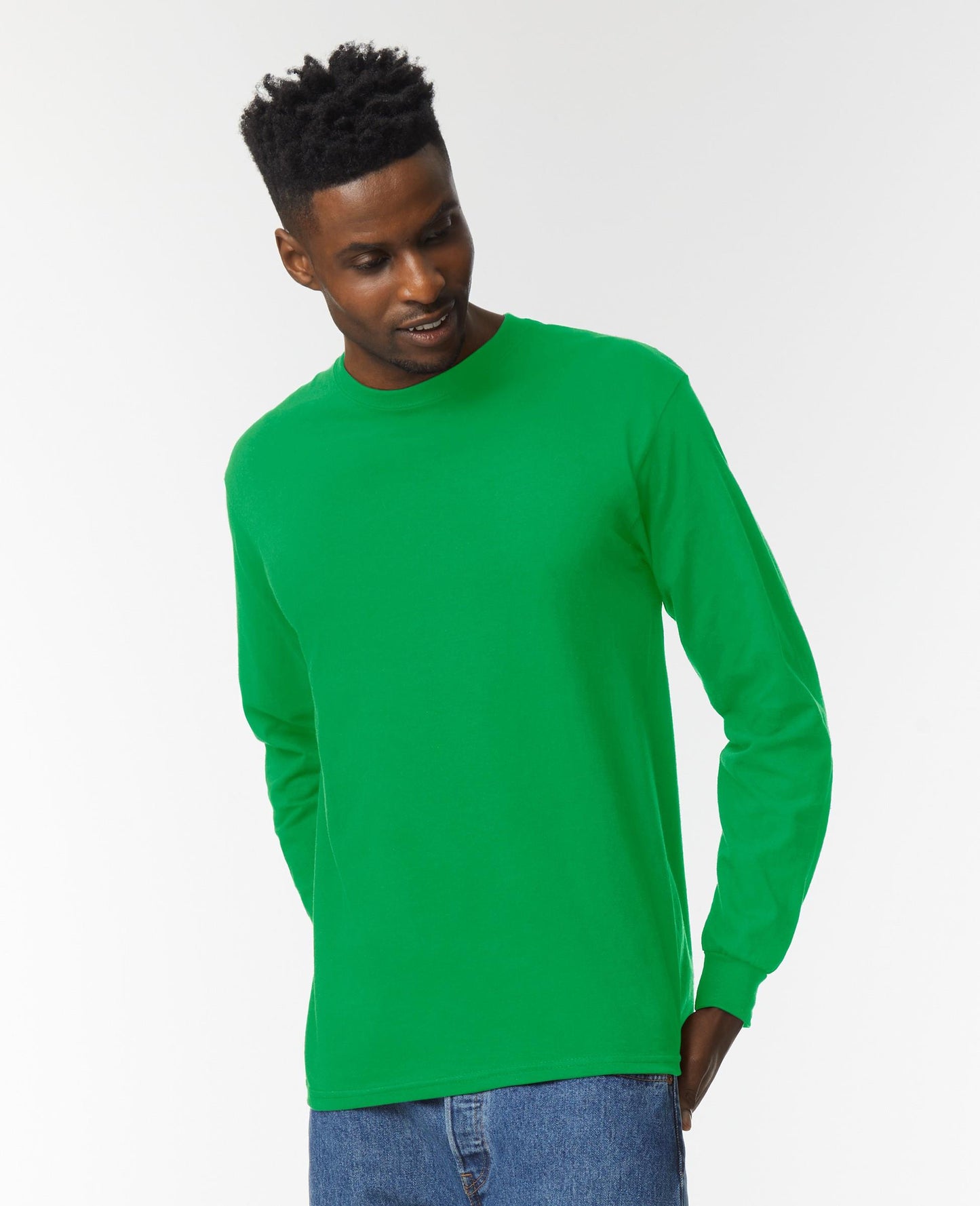 Ultra Cotton Long Sleeved T-Shirt 205 Adult