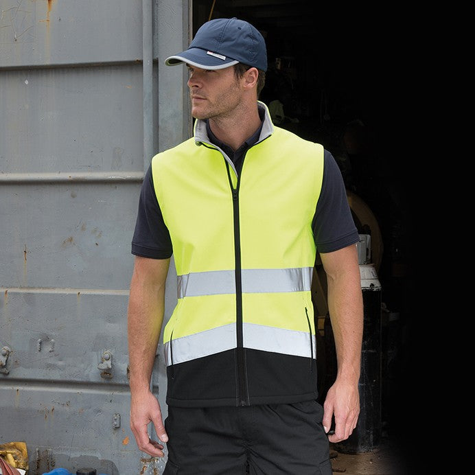 Printable Safety Softshell Gilet