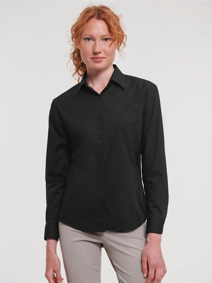 Polycotton Poplin 110 Classic Fit L/S Shirt Ladies