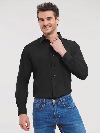 Polycotton Poplin Shirt 110 Classic Fit L/S Shirt Adult