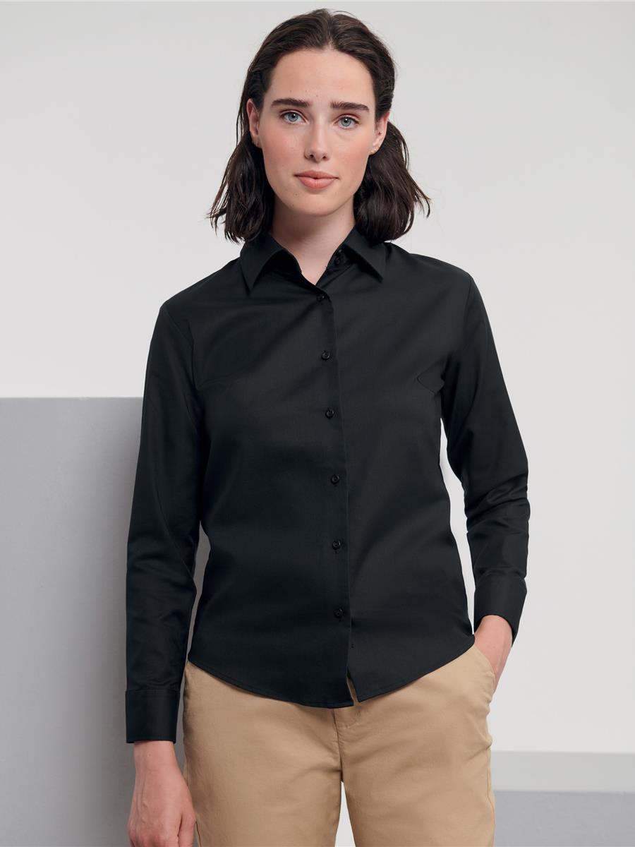 Oxford 135 Tailored Fit L/S Shirt Ladies