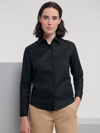 Oxford 135 Tailored Fit L/S Shirt Ladies