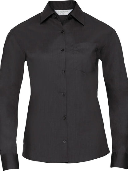 Polycotton Poplin 110 Classic Fit L/S Shirt Ladies