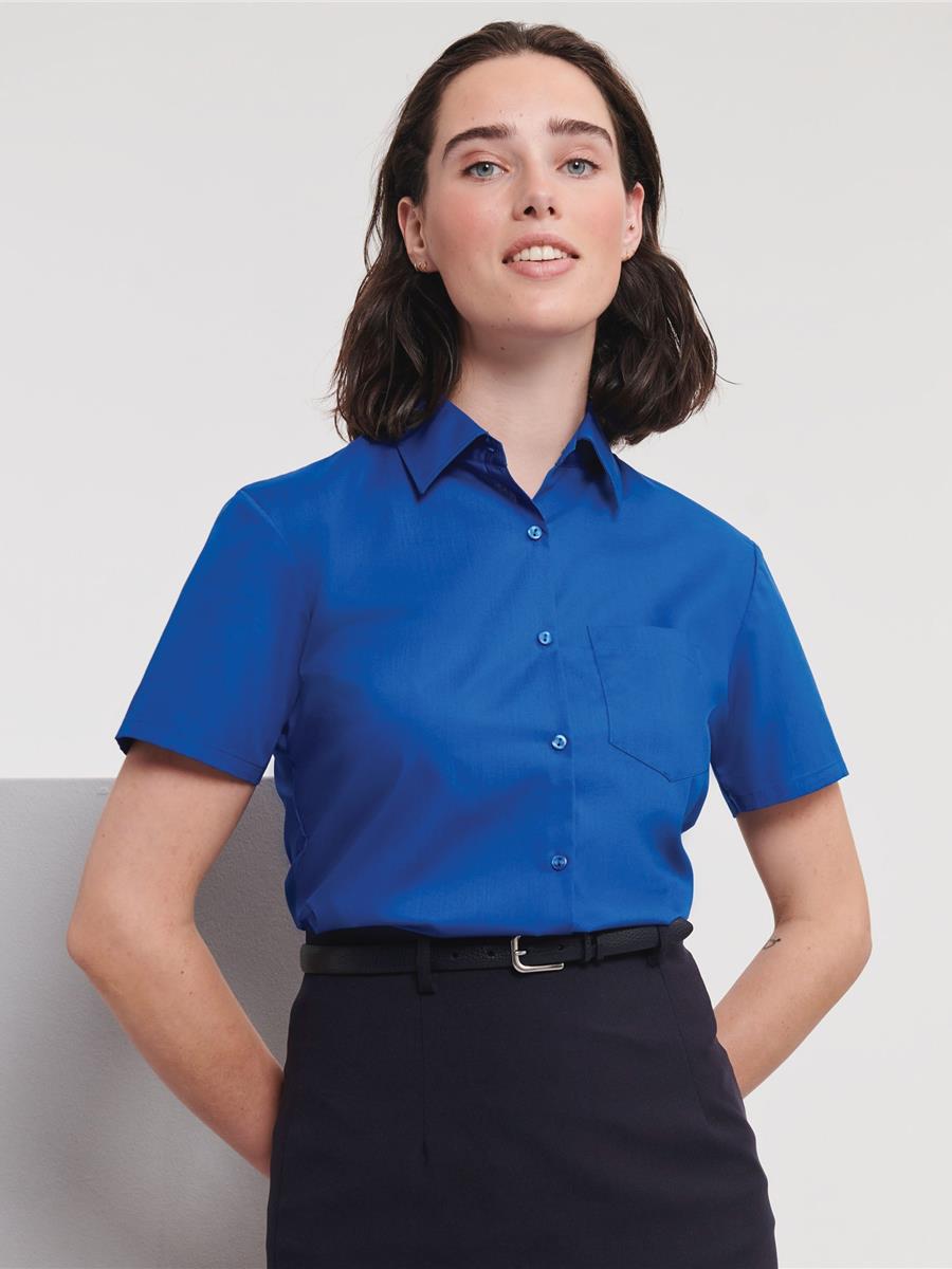 Polycotton Poplin 110 Classic Fit S/S Shirt Ladies