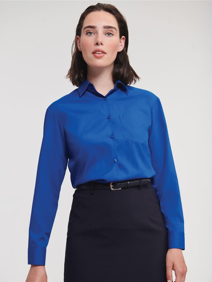 Polycotton Poplin 110 Classic Fit L/S Shirt Ladies