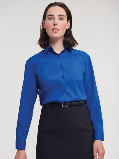 Polycotton Poplin 110 Classic Fit L/S Shirt Ladies