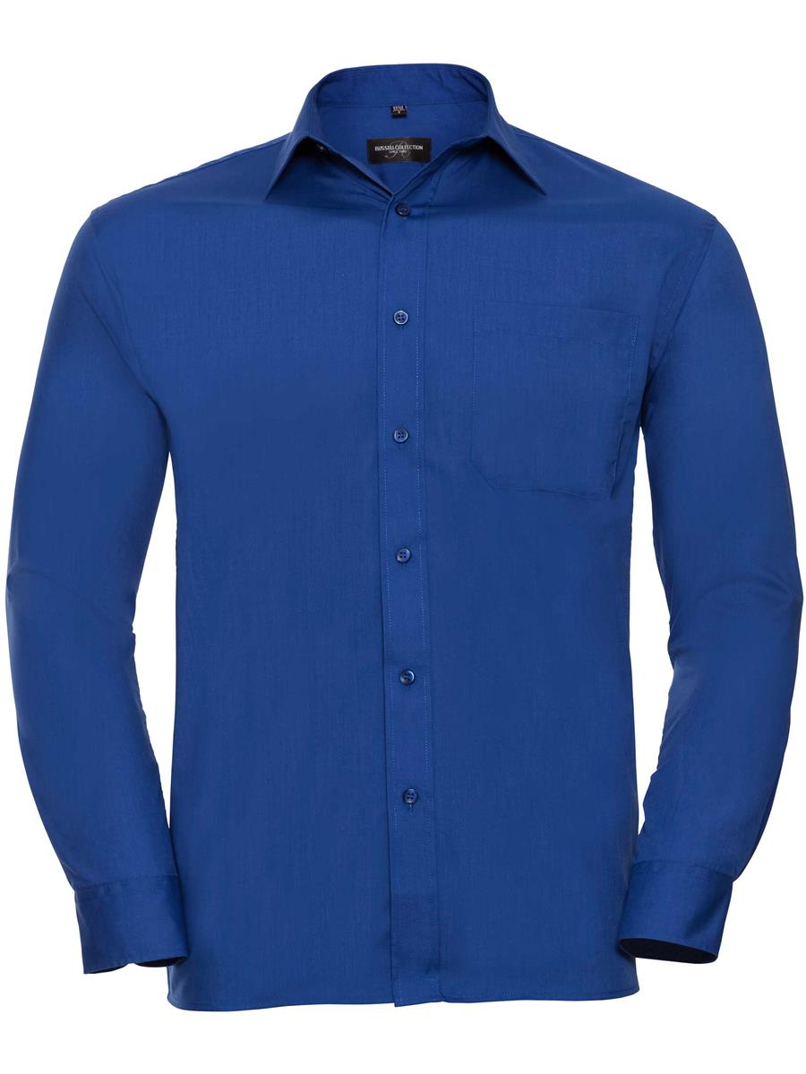 Polycotton Poplin Shirt 110 Classic Fit L/S Shirt Adult