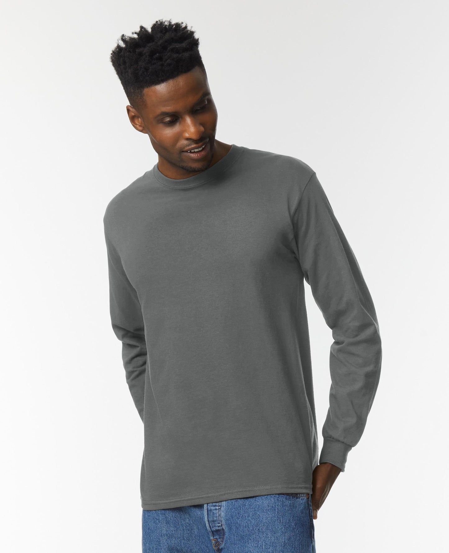 Ultra Cotton Long Sleeved T-Shirt 205 Adult