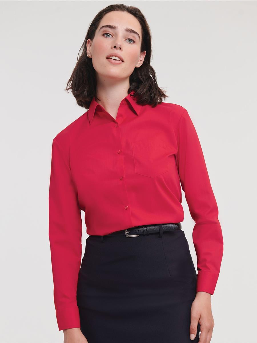 Polycotton Poplin 110 Classic Fit L/S Shirt Ladies