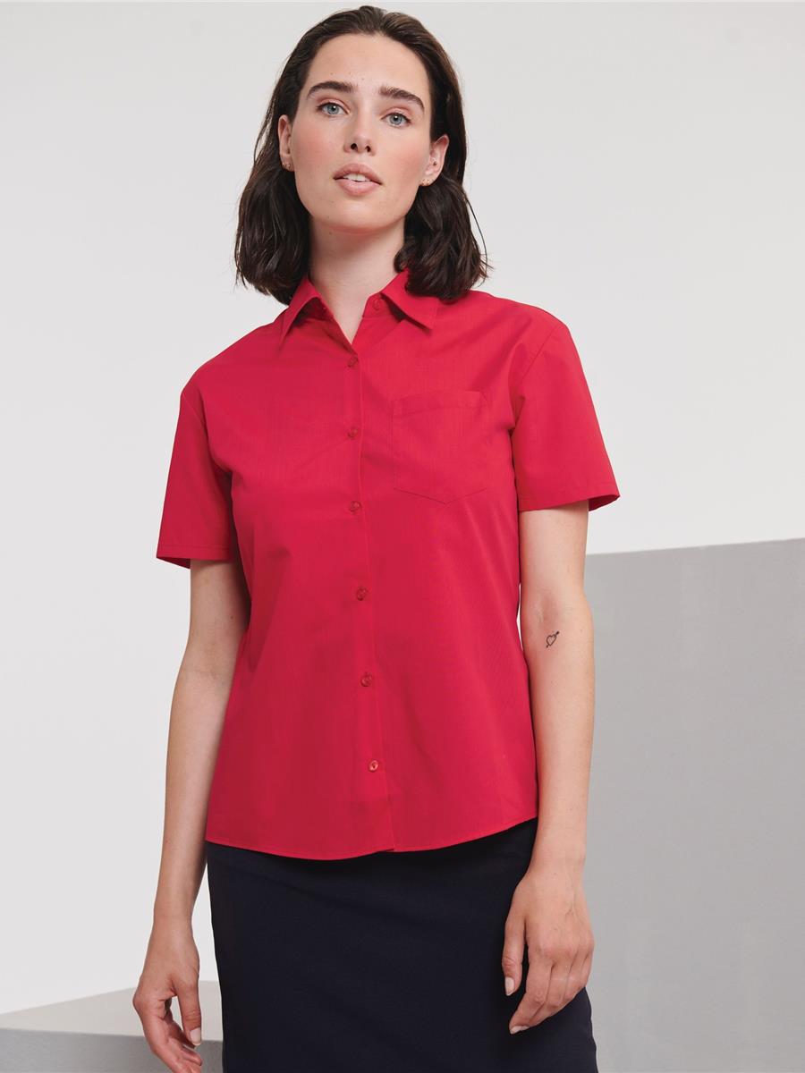 Polycotton Poplin 110 Classic Fit S/S Shirt Ladies