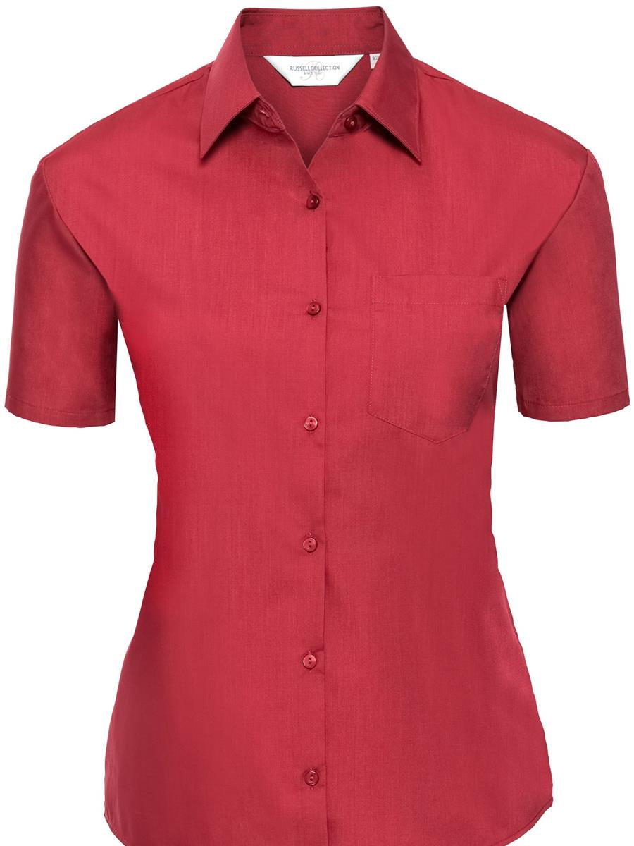 Polycotton Poplin 110 Classic Fit S/S Shirt Ladies