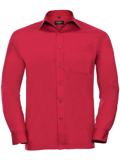 Polycotton Poplin Shirt 110 Classic Fit L/S Shirt Adult