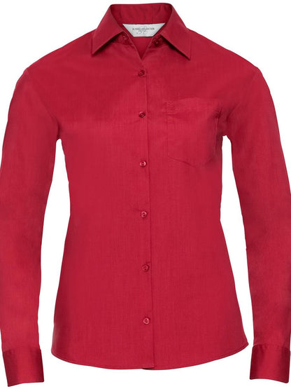 Polycotton Poplin 110 Classic Fit L/S Shirt Ladies