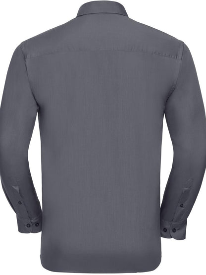 Polycotton Poplin Shirt 110 Classic Fit L/S Shirt Adult