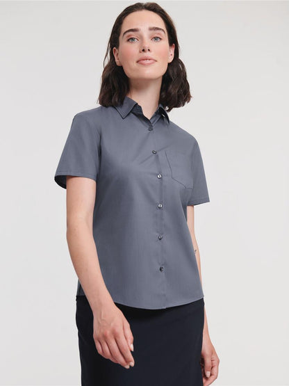 Polycotton Poplin 110 Classic Fit S/S Shirt Ladies