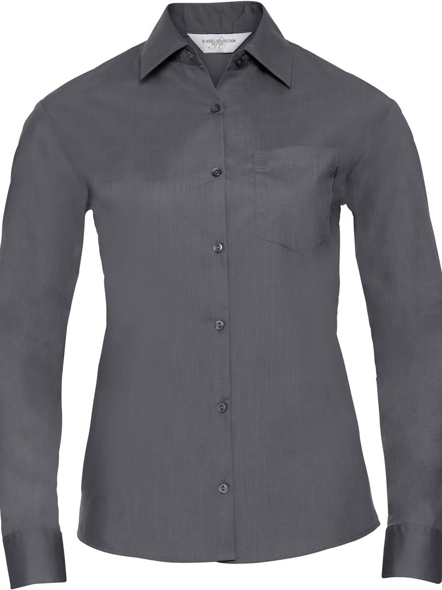 Polycotton Poplin 110 Classic Fit L/S Shirt Ladies