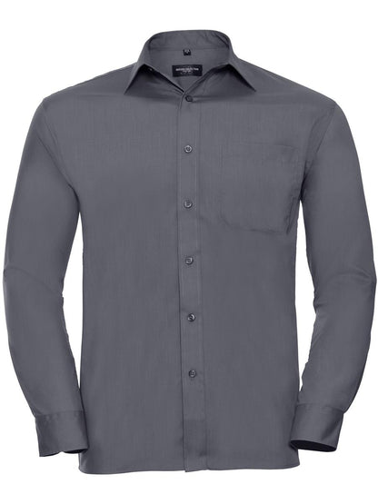 Polycotton Poplin Shirt 110 Classic Fit L/S Shirt Adult