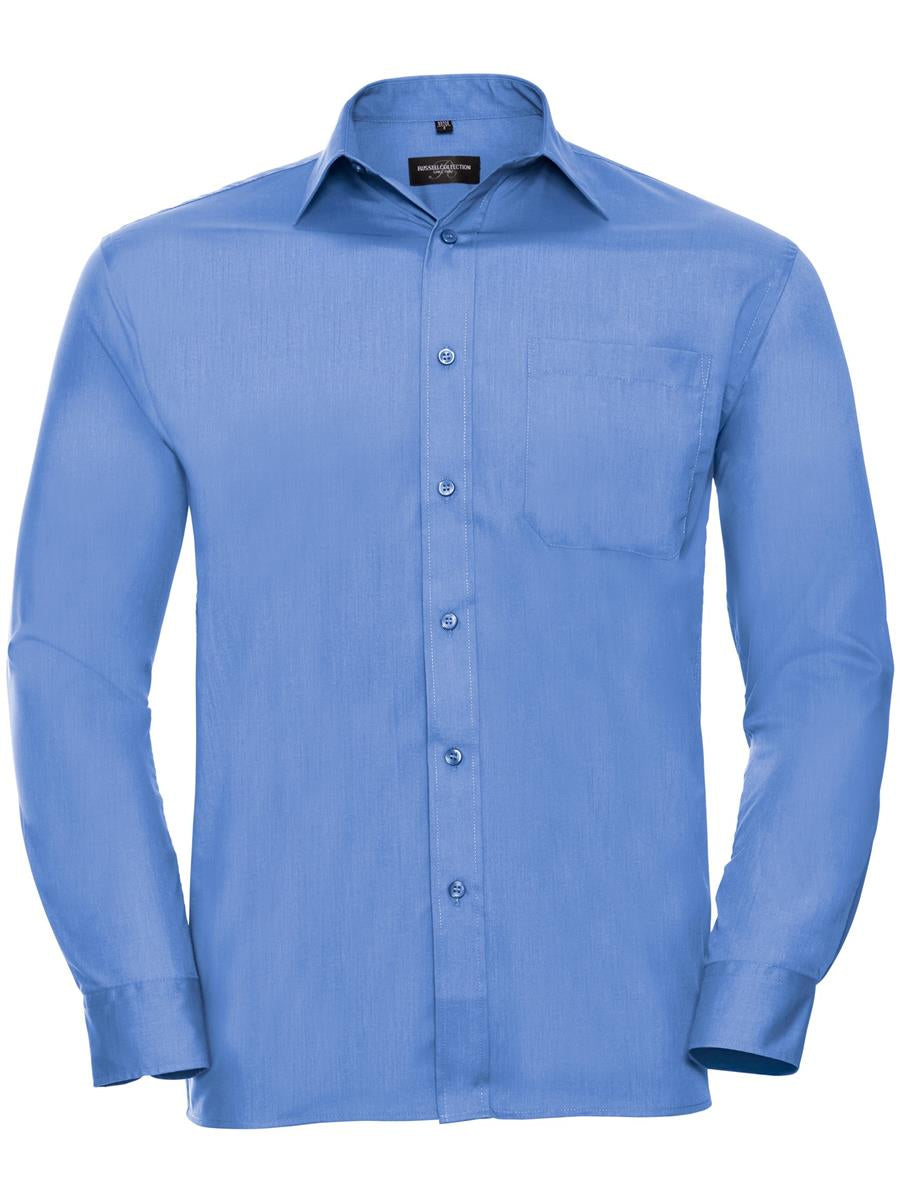 Polycotton Poplin Shirt 110 Classic Fit L/S Shirt Adult