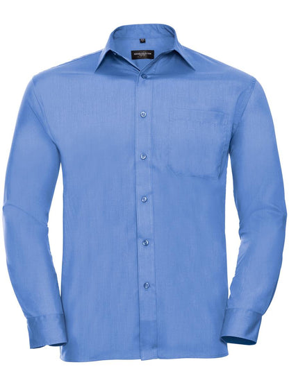 Polycotton Poplin Shirt 110 Classic Fit L/S Shirt Adult