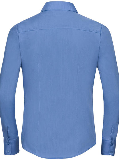 Polycotton Poplin 110 Fitted L/S Shirt Ladies