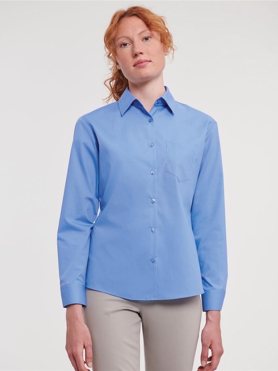 Polycotton Poplin 110 Classic Fit L/S Shirt Ladies