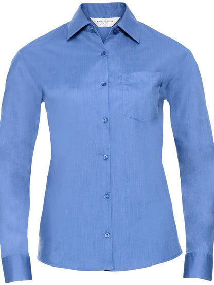 Polycotton Poplin 110 Classic Fit L/S Shirt Ladies
