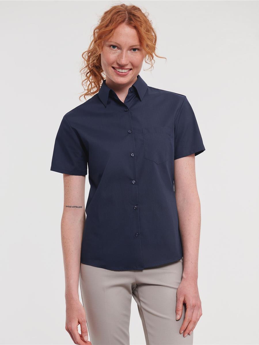 Polycotton Poplin 110 Classic Fit S/S Shirt Ladies