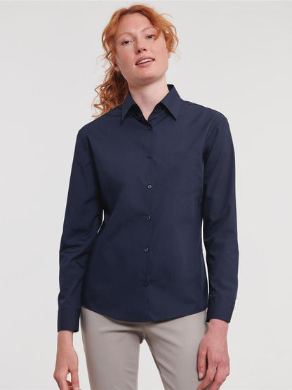 Polycotton Poplin 110 Classic Fit L/S Shirt Ladies