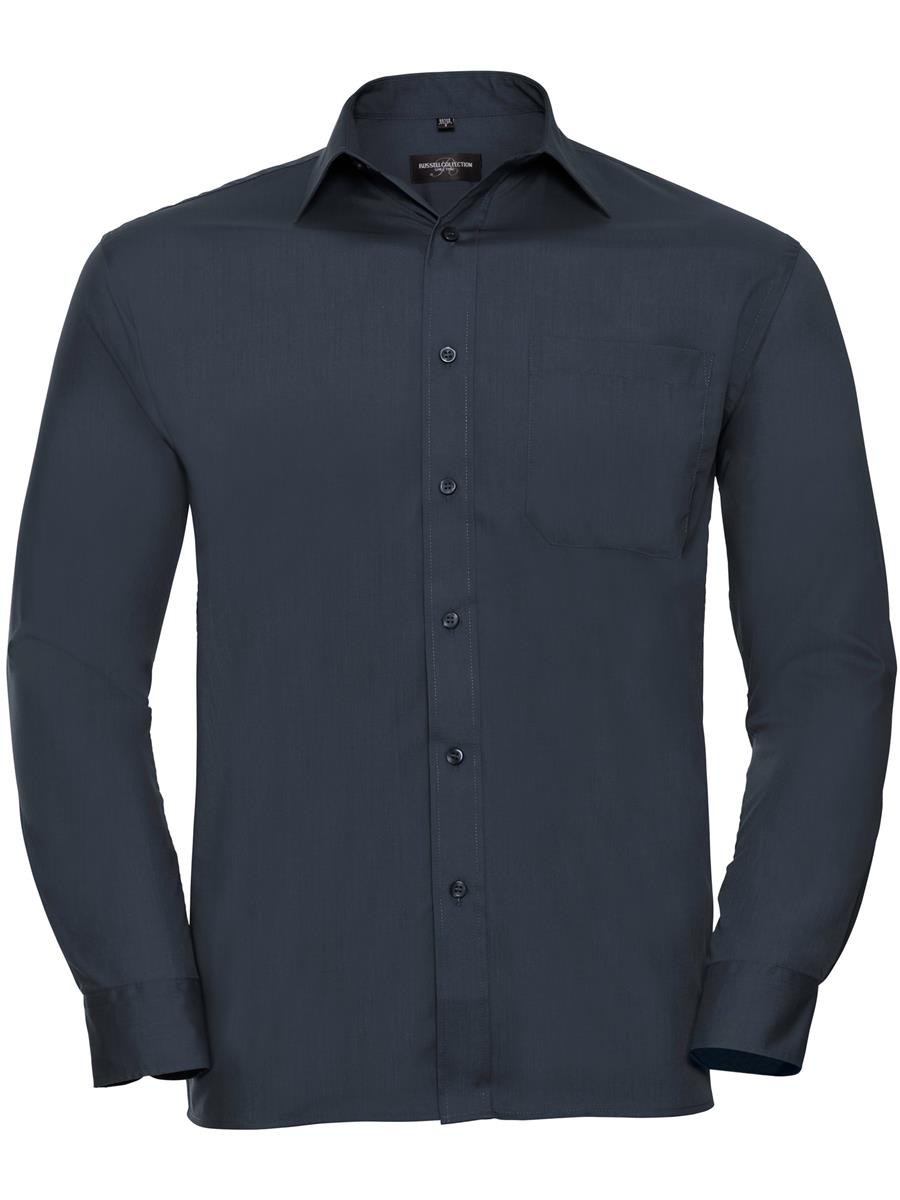 Polycotton Poplin Shirt 110 Classic Fit L/S Shirt Adult