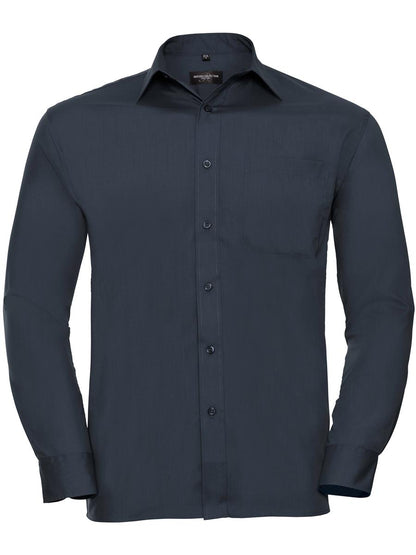 Polycotton Poplin Shirt 110 Classic Fit L/S Shirt Adult