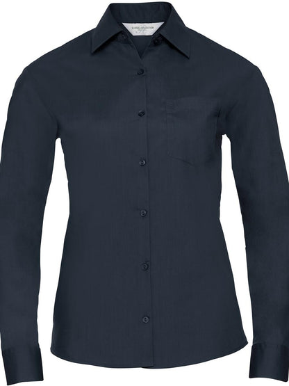 Polycotton Poplin 110 Classic Fit L/S Shirt Ladies