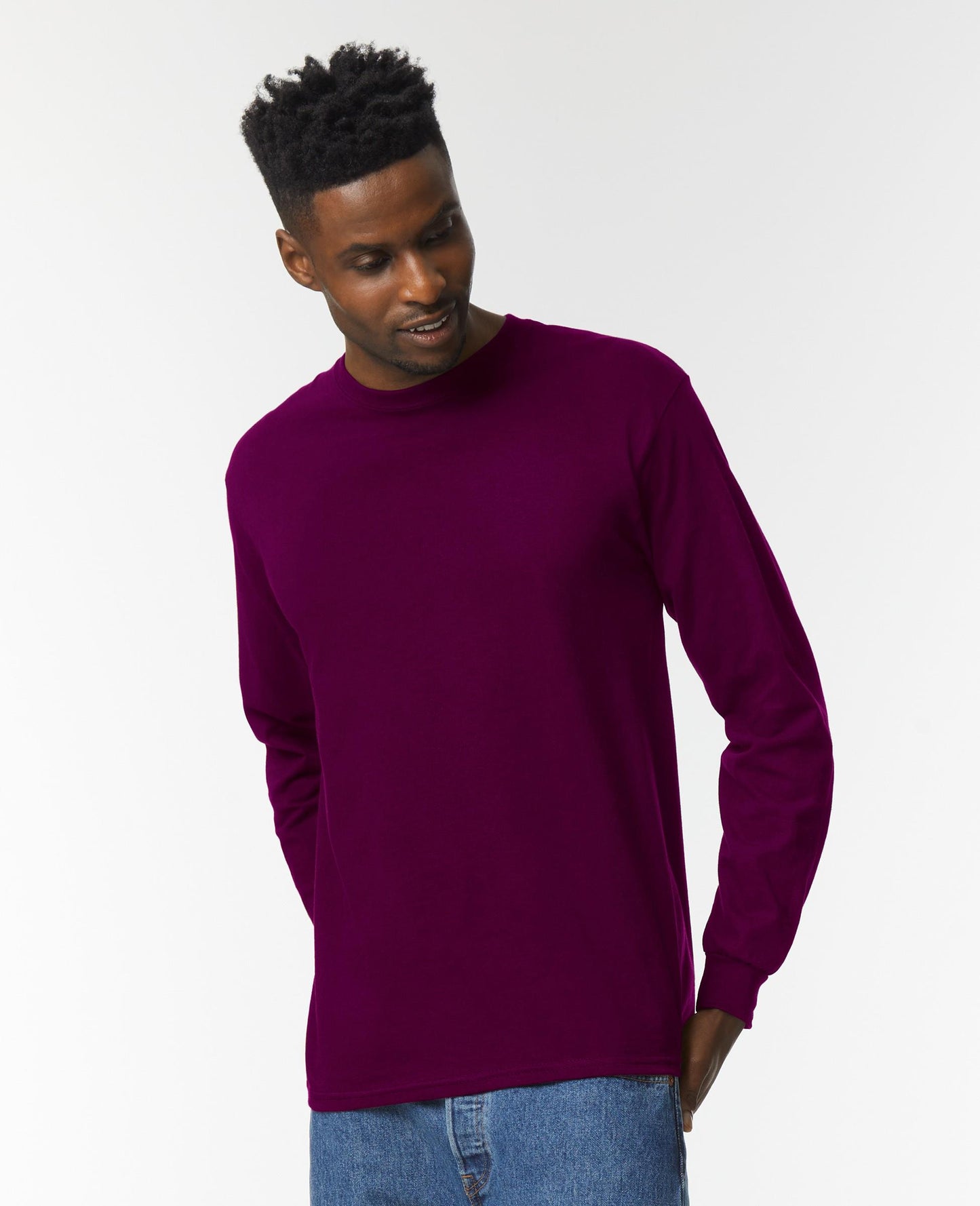 Ultra Cotton Long Sleeved T-Shirt 205 Adult