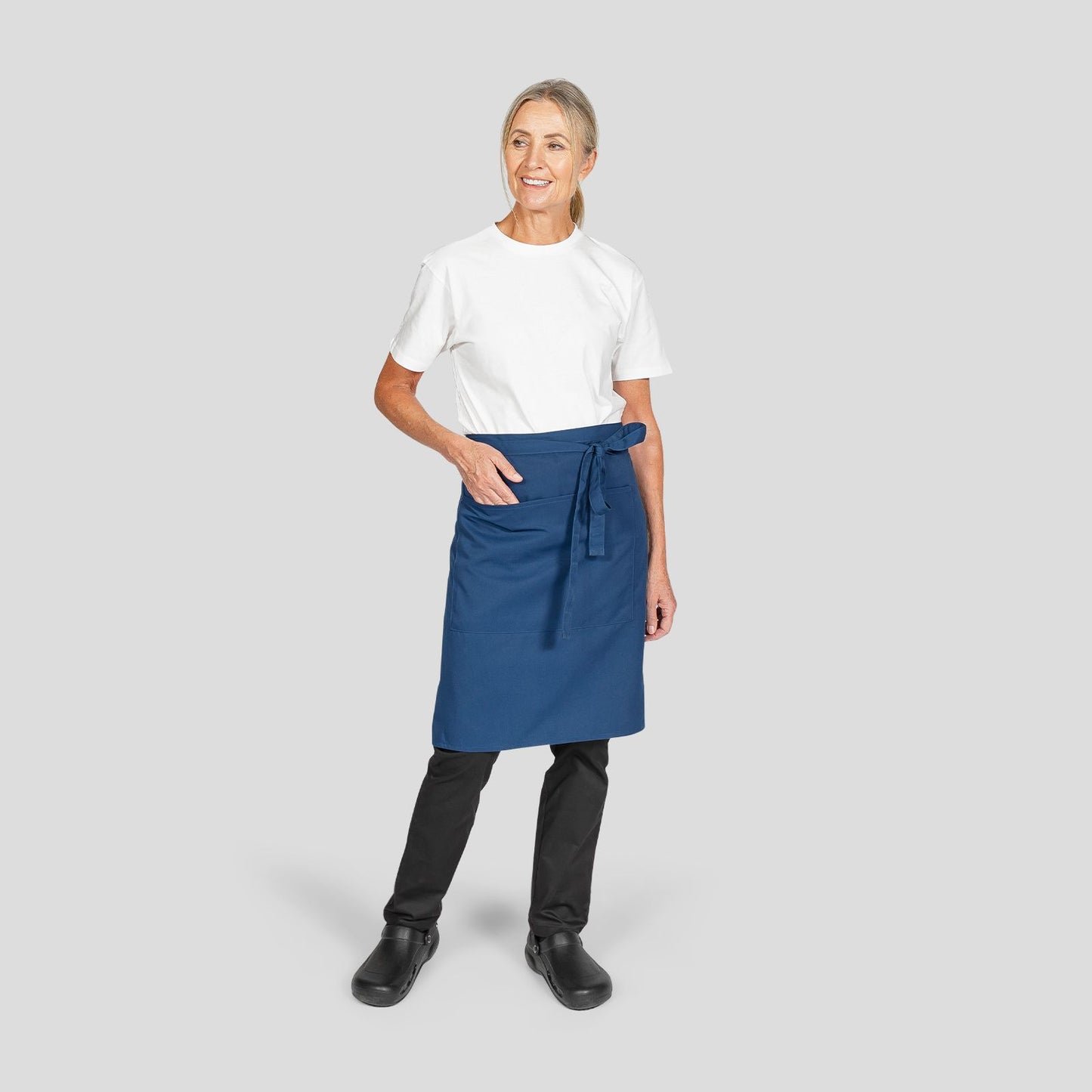 Recycled Waist Apron With Pocket