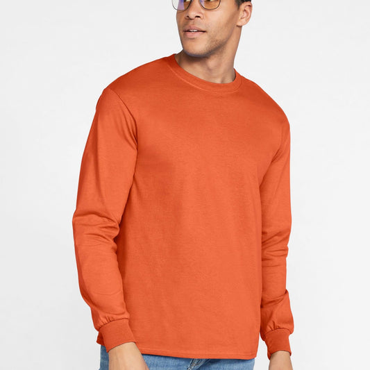 Ultra Cotton Long Sleeved T-Shirt 205 Adult