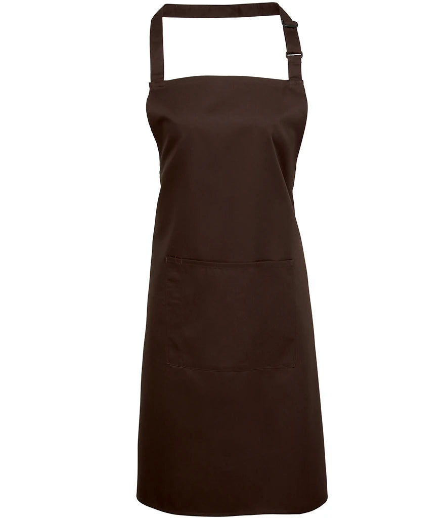 Premier 'Colours' Bib Apron with Pocket