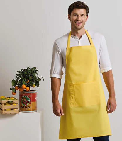 Premier 'Colours' Bib Apron with Pocket
