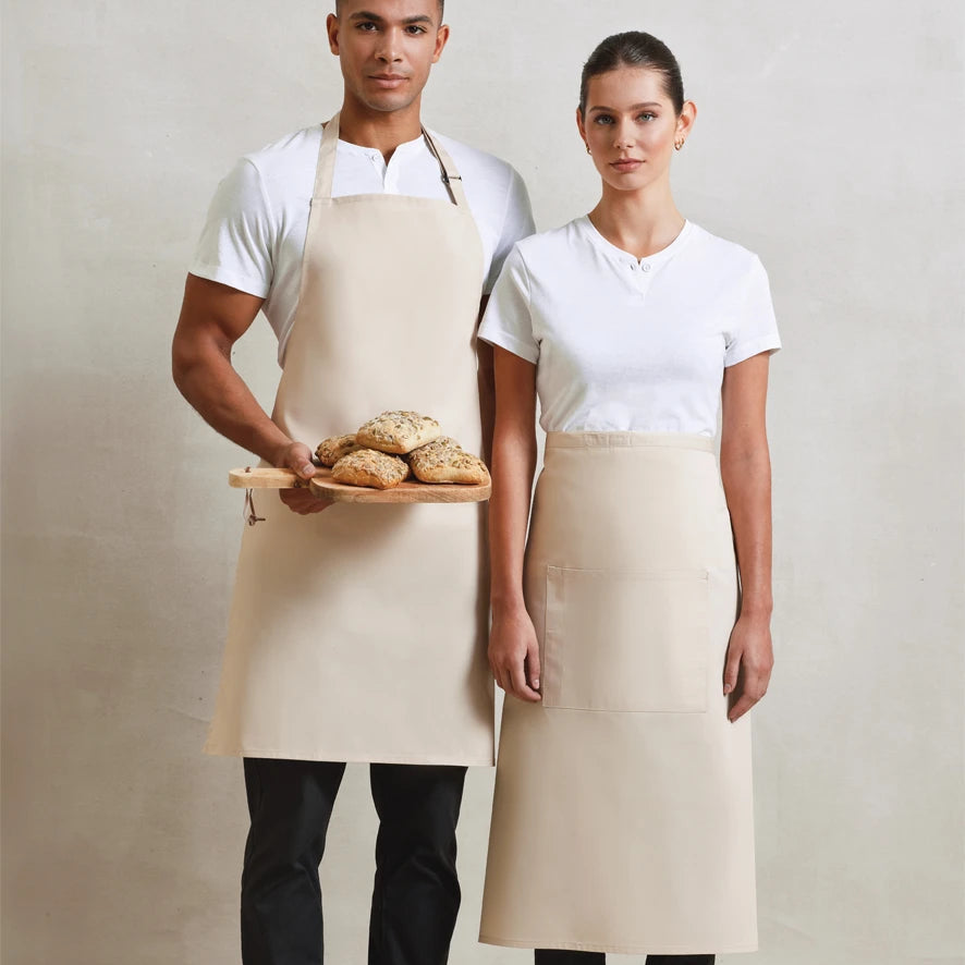 Premier 'Colours' Bib Apron with Pocket