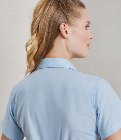 Premier Ladies Signature Short Sleeve Oxford Shirt