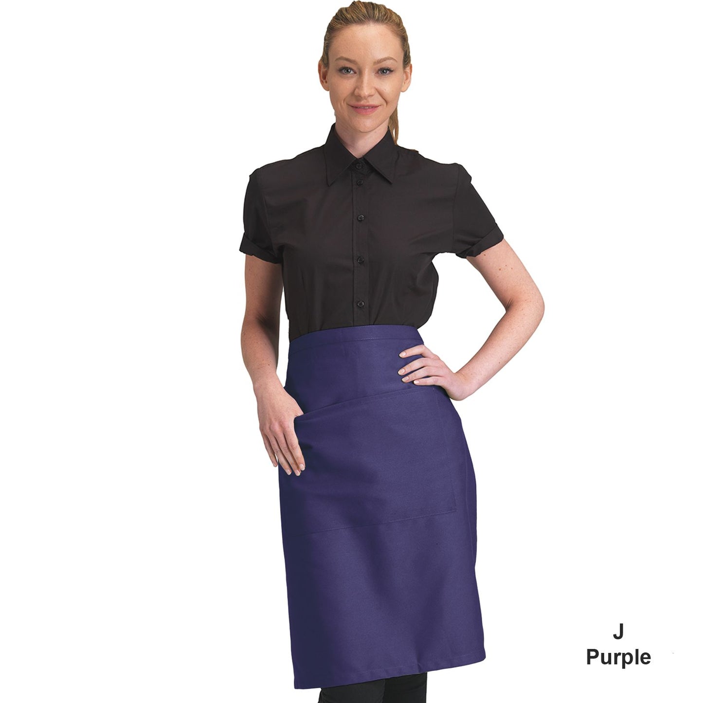 Recycled Waist Apron With Pocket