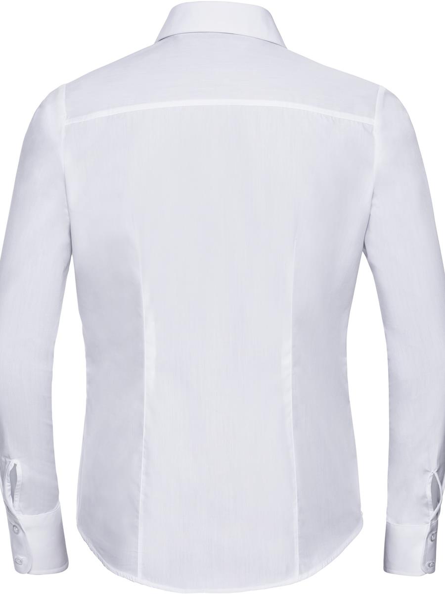 Polycotton Poplin 110 Fitted L/S Shirt Ladies