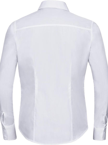 Polycotton Poplin 110 Fitted L/S Shirt Ladies