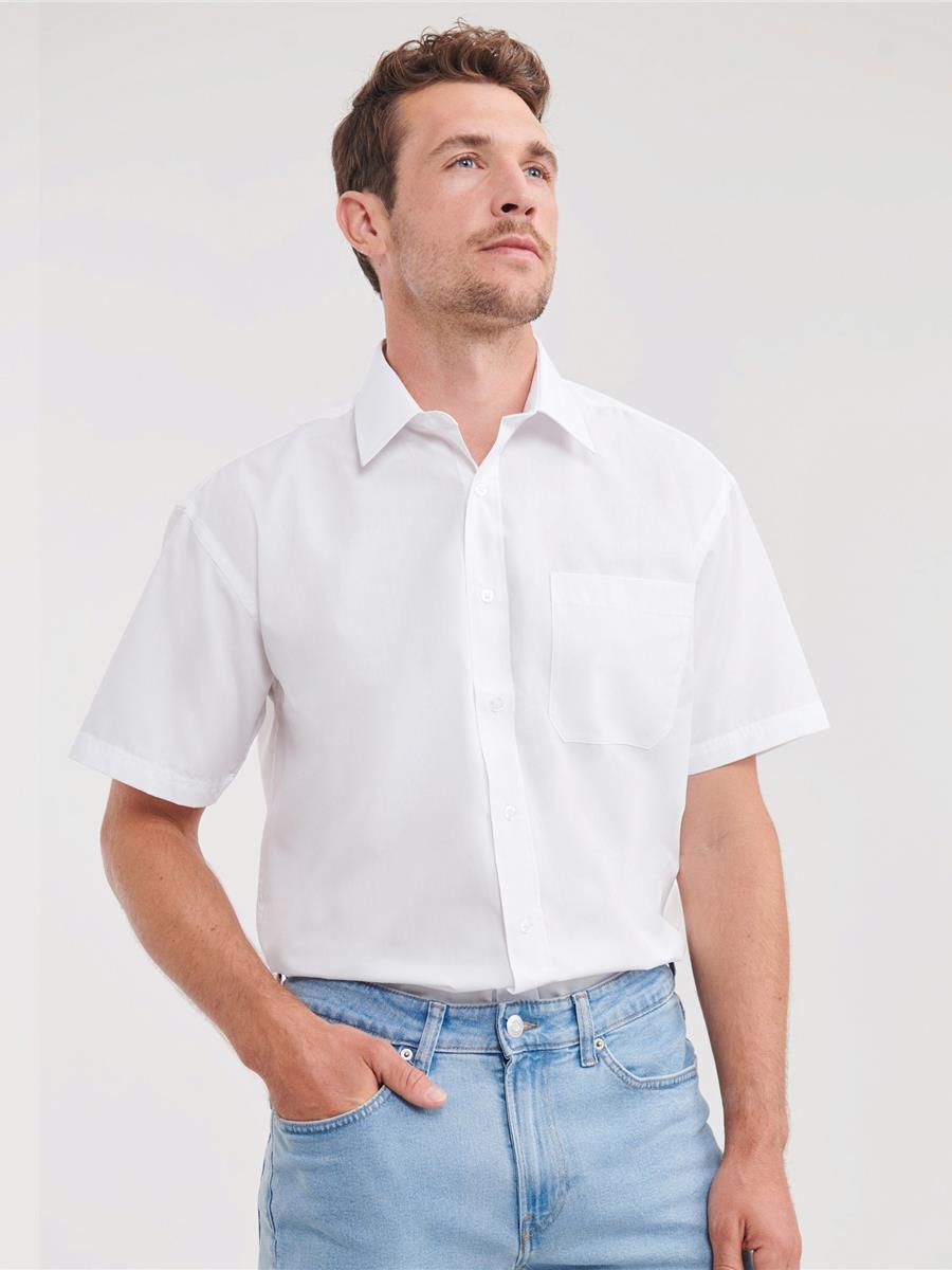 Polycotton Poplin 110 Classic Fit S/S Shirt Adult