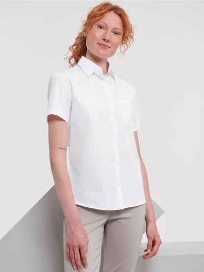 Polycotton Poplin 110 Classic Fit S/S Shirt Ladies