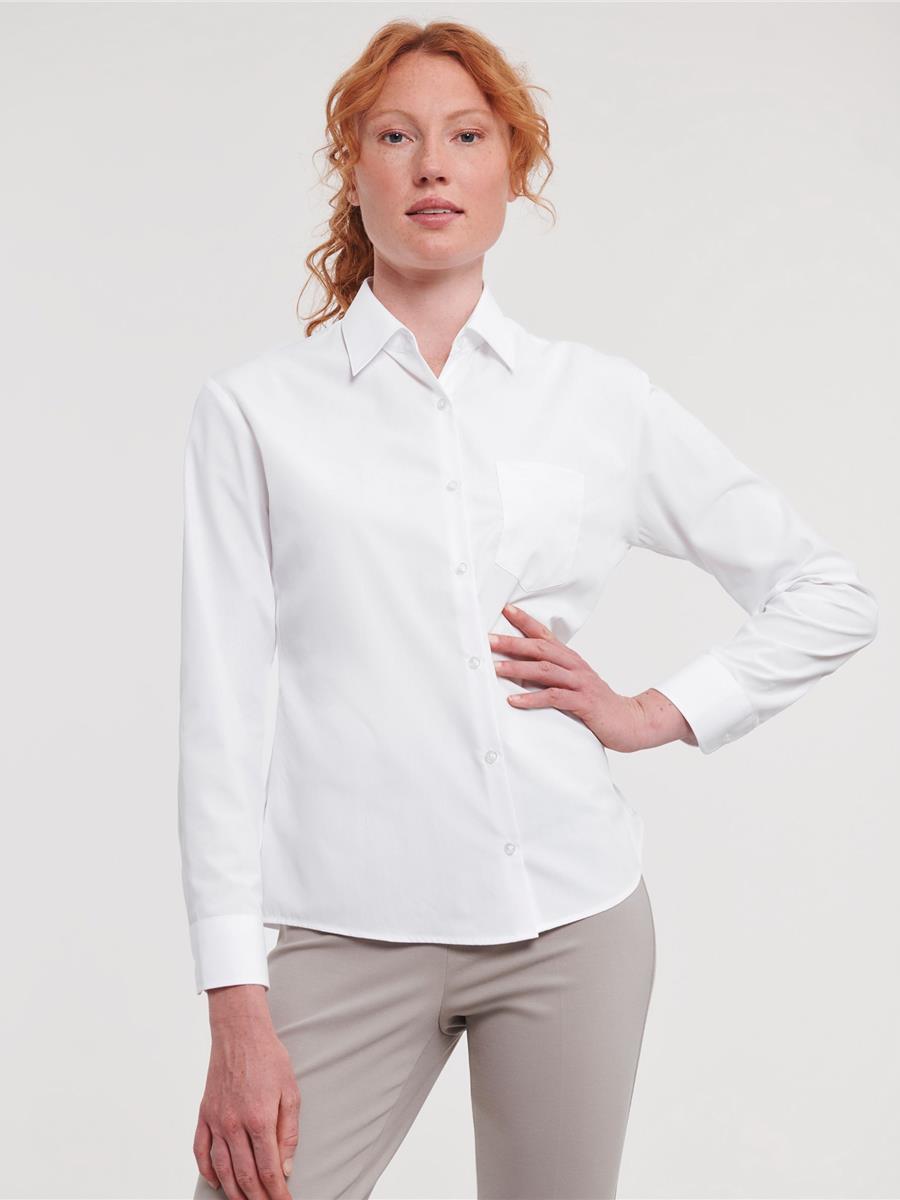 Polycotton Poplin 110 Classic Fit L/S Shirt Ladies