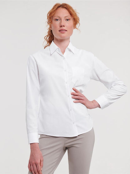 Polycotton Poplin 110 Classic Fit L/S Shirt Ladies