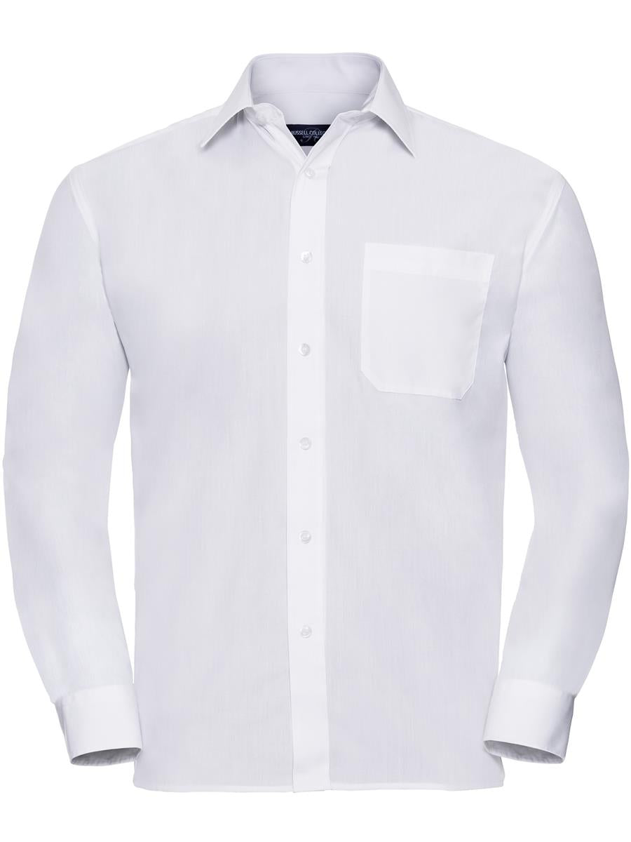 Polycotton Poplin Shirt 110 Classic Fit L/S Shirt Adult