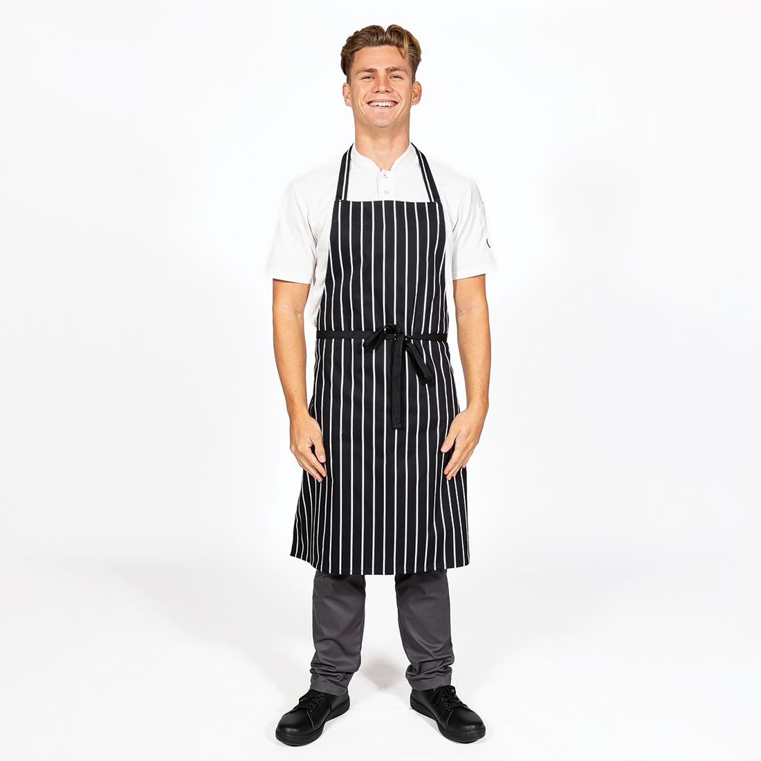 Large Cotton Striped Apron