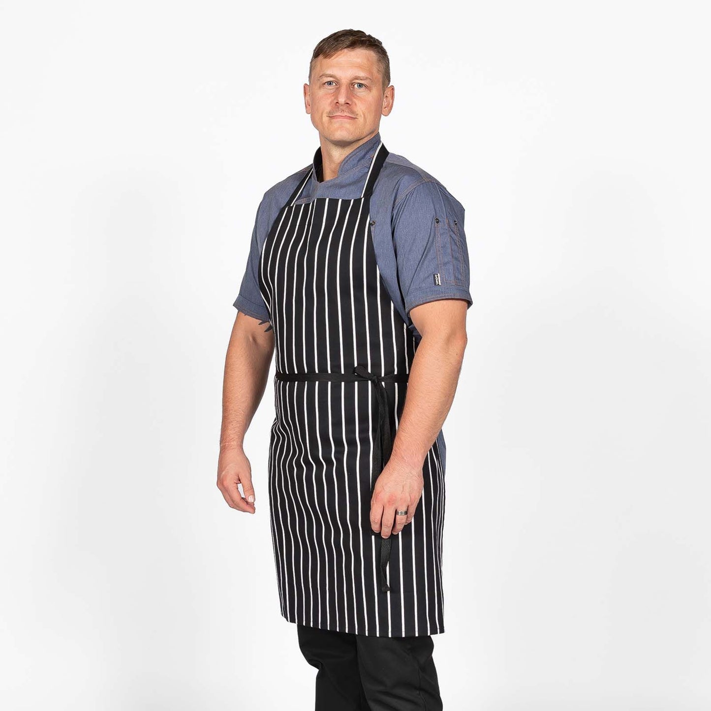 Large Cotton Striped Apron