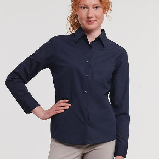 Polycotton Poplin 110 Classic Fit L/S Shirt Ladies
